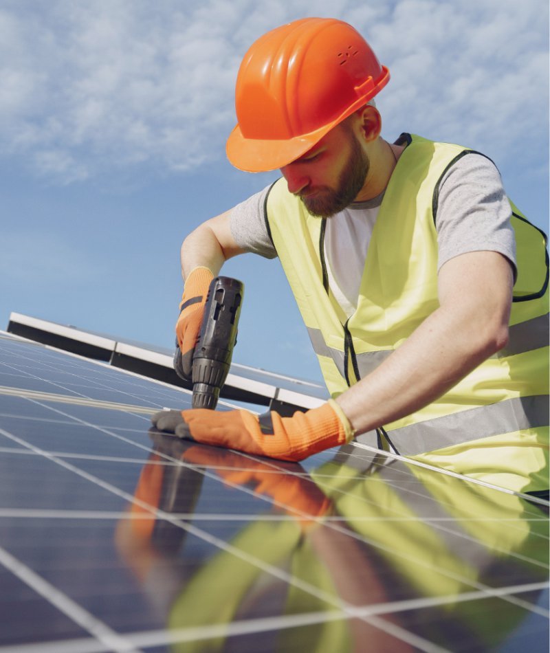 Manutenção em energia foto voltaica Manutenção painel fotovoltaico